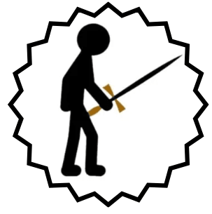 swordsmen character in stick