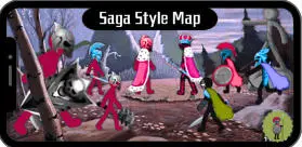 Saga style map feature in stick war legacy