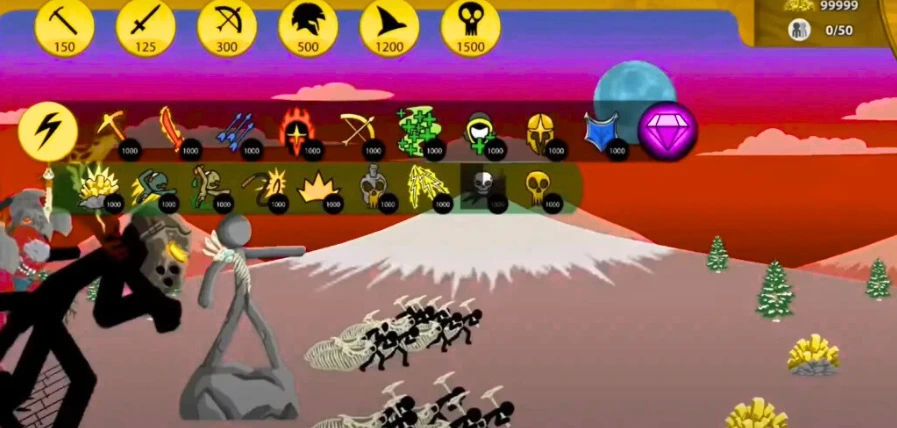 Unlimited everything in stick war legacy MOD APK