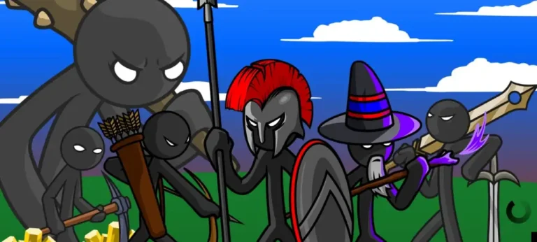 stick war legacy mod 999 army with different weapons in hand