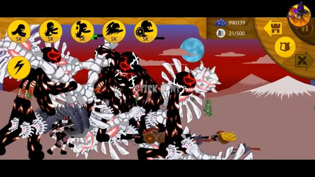 Best Army Combinations for Stick War Legacy — Complete Guide 3 Stick War Legacy giant battle during impossible difficulty fight